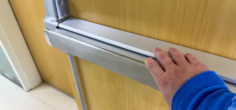 Installing a Push Bar on a Door Punta Gorda